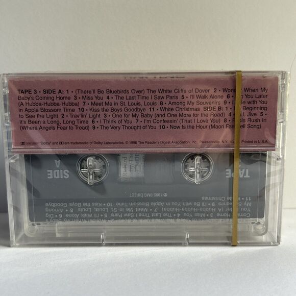 Set of 3 Great Romantic Memories of the War Years Cassette Tapes Readers Digest - Picture 5 of 10